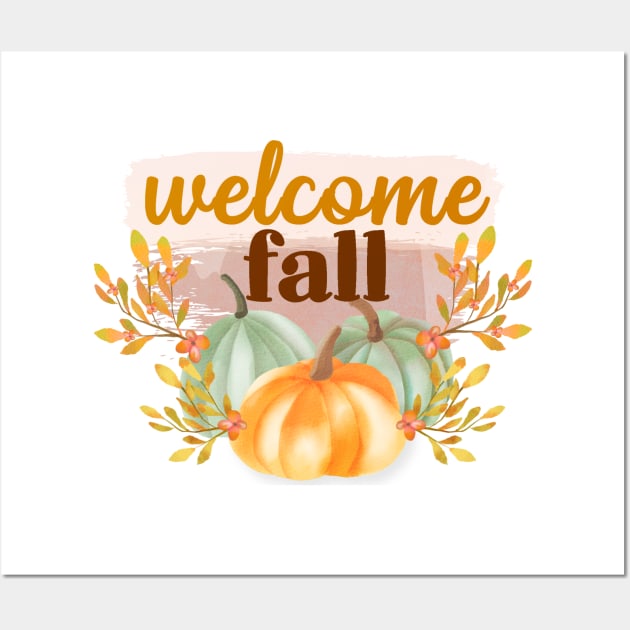 Welcome fall Wall Art by MutchiDesign